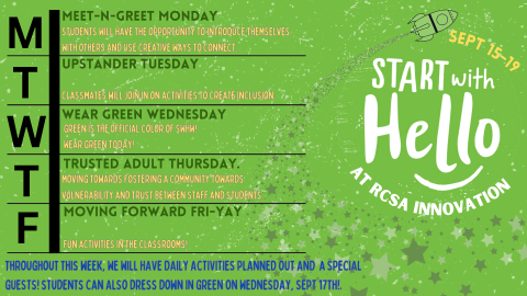 start with hello week